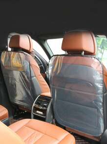 2入組防污防滑透明車座後背反踢墊 - 查看 2