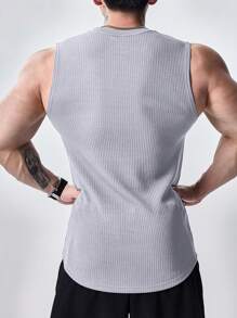 Manfinity Sport Corelite Herren einfarbiges Sporttank Top, Trainingstop, atmungsaktiv