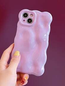 Vỏ điện thoại trơn - Màu tím - Xem 1