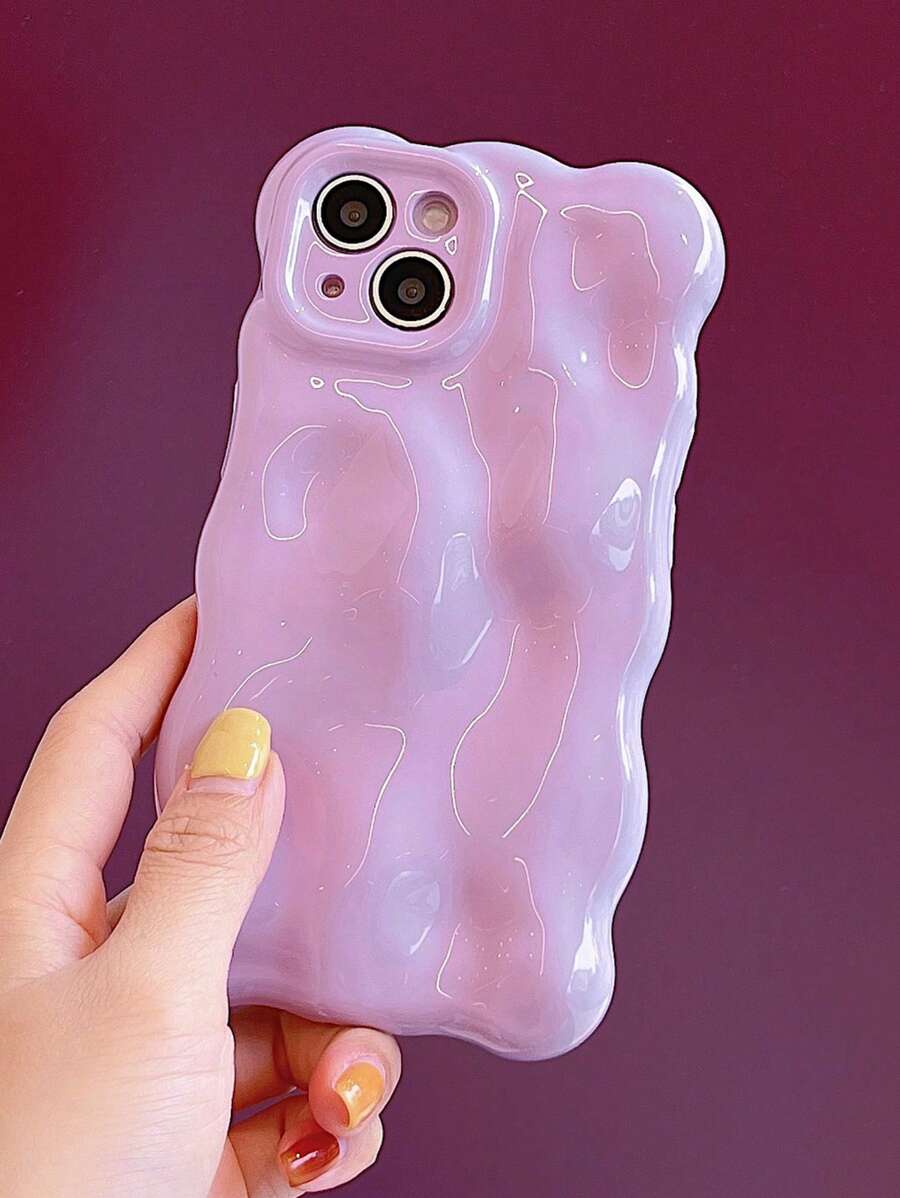 Vỏ điện thoại trơn - Màu tím - Xem 1