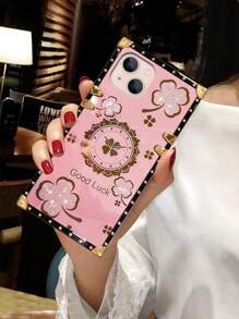 Hộp đựng điện thoại thiết kế hộp in lá - Hồng - Xem 1