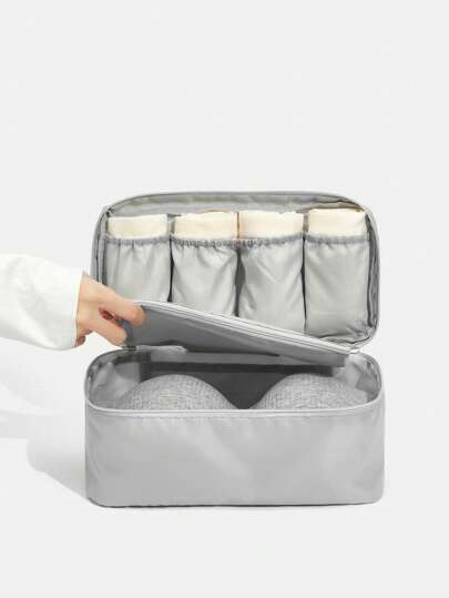 1入組便攜旅行洗漱用品現代滌綸懸掛旅行化妝包適用於戶外