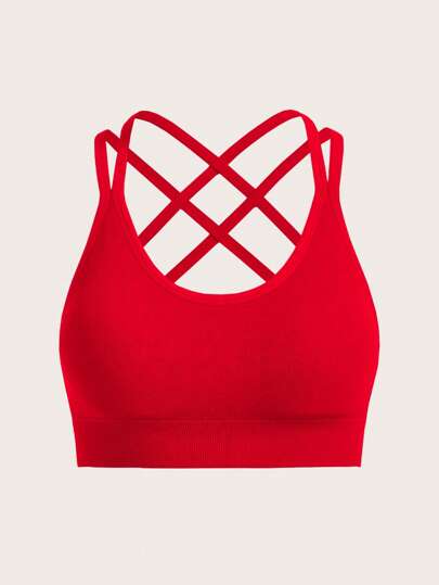 Core Rhythm Crisscross Backless Sports BH Chinese view 5