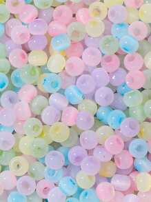 1set Fashionable DIY Glass Beads For Women For DIY Jewelry Making - Multicolor - View 2