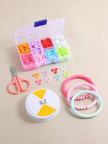 1件套時尚軟黏土DIY首飾配件套裝適合女士DIY首飾製作 - 彩色 - 查看 5