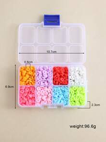 1件套時尚軟黏土DIY首飾配件套裝適合女士DIY首飾製作 - 彩色 - 查看 6