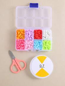1件套時尚軟黏土DIY首飾配件套裝適合女士DIY首飾製作 - 彩色 - 查看 7