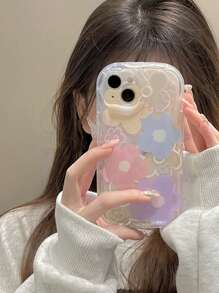 夏季花卉印花手機殼 - 彩色 - 查看 1