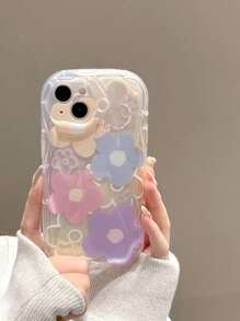 夏季花卉印花手機殼 - 彩色 - 查看 3