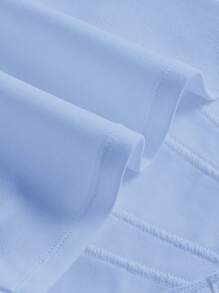 SHEIN MOD 肩上打結吊帶上衣 - 淺藍色 - 查看 3