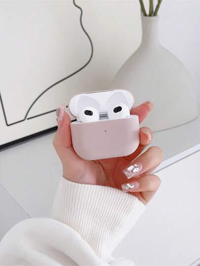 Airpod Slim Silikonskyddsfodral i enfärgat, 0,8 mm tjocklek