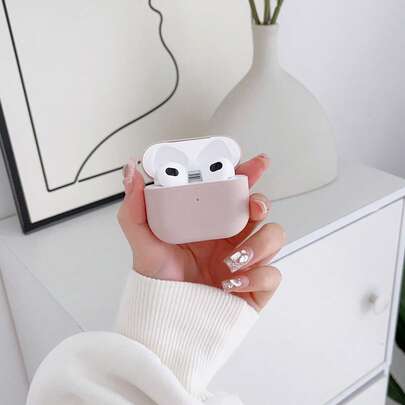 Airpod Slim Silicone Single Color Protective Case, 0.8mm Thickness