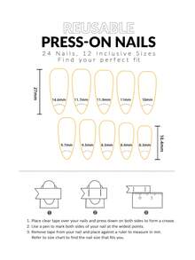 Nâng cấp ngay lập tức diện mạo của bạn với Bộ móng tay giả hình trái tim dài 24 chiếc - Đỏ - Xem 3