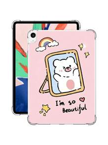 Cartoon Bear Pattern Case Compatible With iPad