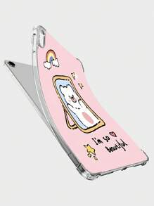 Cartoon Bear Pattern Case Compatible With iPad