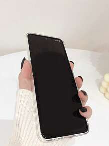 卡通女孩和小熊印花透明可折疊手機殼 - 彩色 - 查看 2