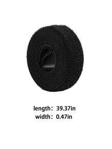 素色數據線整理器 - 黑色 - 查看 7