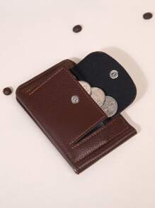 Hombres Clip Para Billetes En Relieve - Marrón - Ver 1