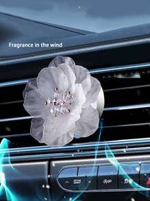 1pc Flower Design ABS Car Air Outlet Perfume