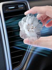 1pc Flower Design ABS Car Air Outlet Perfume