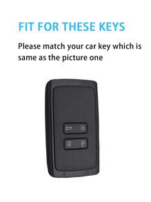 1入組汽車鑰匙包與雷諾兼容，鑰匙扣蓋 - 彩色 - 查看 4