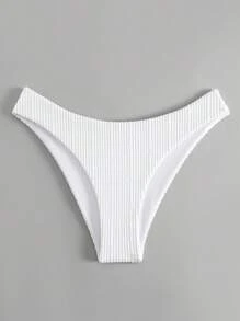 SHEIN Swim Schlichtes Bikini Unterteil
