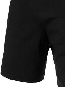 Manfinity Homme 男士船錨圖案POLO衫 - 黑色 - 查看 3