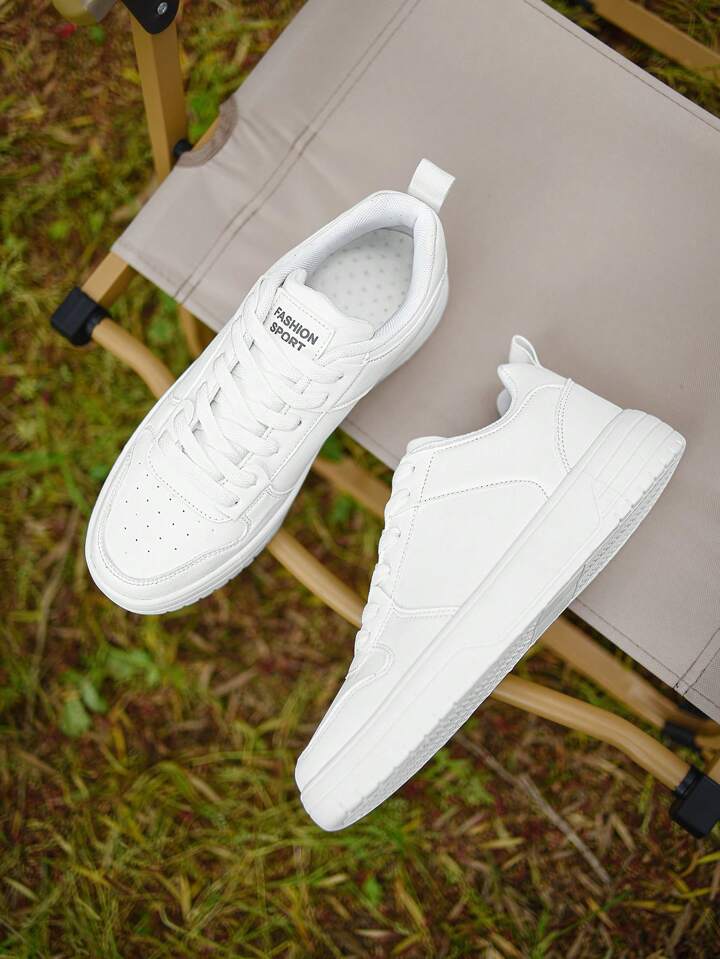   レタープリントロゴ レースアップ スニーカー alphabet logo paint leather lace-up sneakers shoes 男女兼用