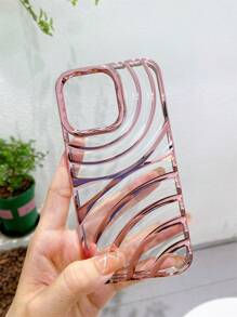 Vỏ điện thoại mạ thiết kế Ripple - Hoa hồng vàng - Xem 3