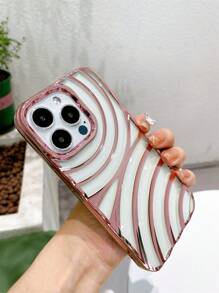 Vỏ điện thoại mạ thiết kế Ripple - Hoa hồng vàng - Xem 9