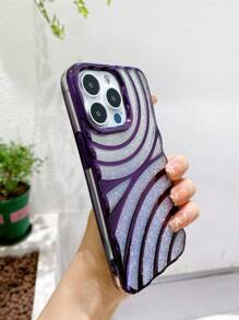 Poszycie etui na telefon w stylu Ombre Ripple - Fioletowy - Zobacz 4