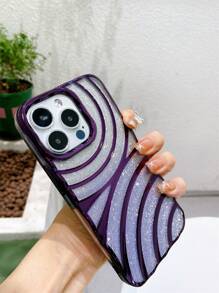 Poszycie etui na telefon w stylu Ombre Ripple - Fioletowy - Zobacz 6