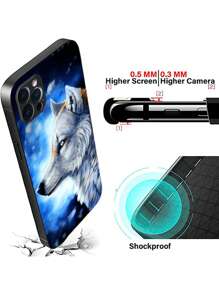 1入組藍色和白色防摔防刮軟 Tpu 邊緣減震超薄硬殼，帶全面相機保護，適合女孩和男孩 Iphone/samsungs/xiaomis/redmis/oppos/onepluses - 彩色 - 查看 5