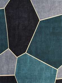 1入組幾何樣式有彈性椅子極簡風格滌綸防水餐廳椅套適用於家庭 - 彩色 - 查看 8