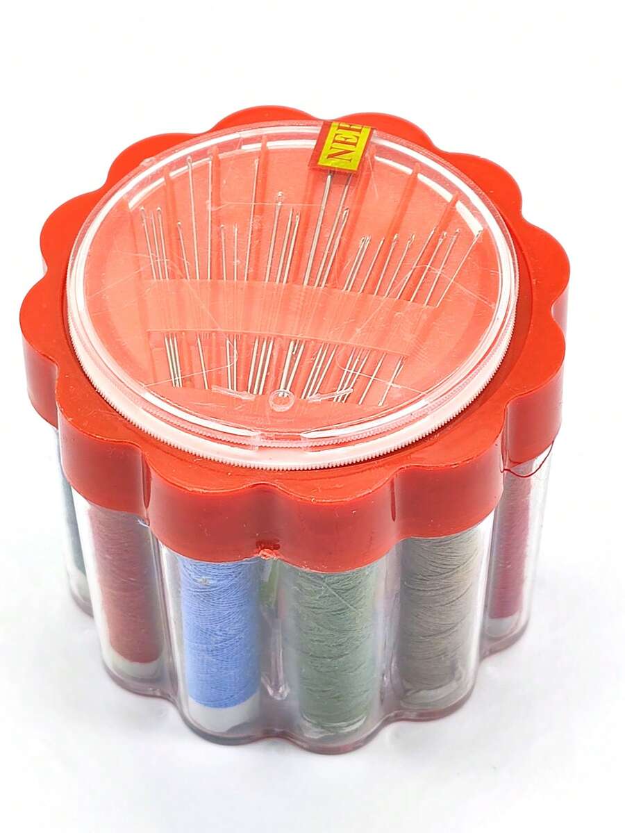 hộp Bộ dụng cụ may di động, Bộ dụng cụ may Polyester hiện đại cho gia đình - Nhiều màu - Xem 1