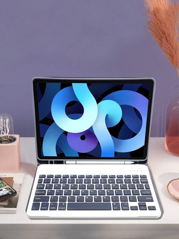 2 In 1 Tablet Keyboard & Case Compatible With iPad SHEIN USA