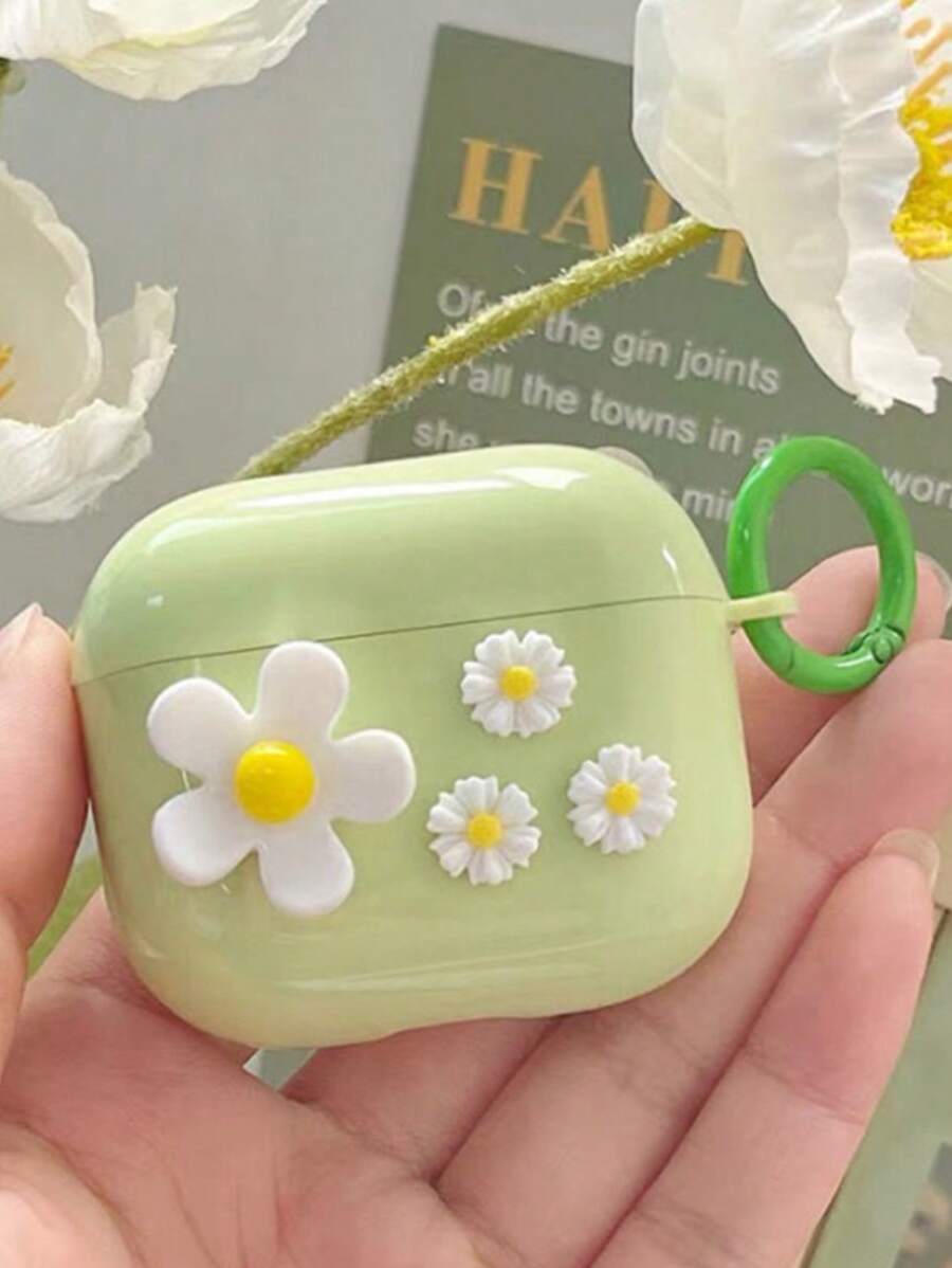 花朵裝飾耳機殼適用於Airpods - 彩色 - 查看 1