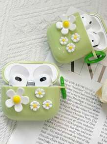 花朵裝飾耳機殼適用於Airpods - 彩色 - 查看 4