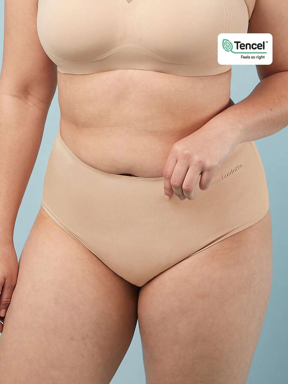 Plus 3-Packs High Rise ™ Modal Briefs Women Underwear Panties Set-Earthy Tones