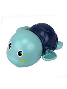 1pc Random Color Toy, Cute Cartoon Tortoise Design Bath Toy For Baby - Multicolor - View 5