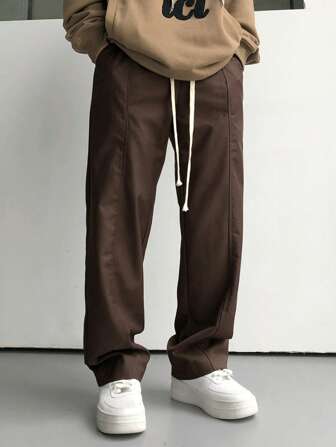 Männer Hose mit Tunnelzug, schrägen Taschen,