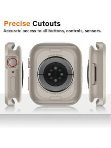 Ốp lưng TPU mềm rỗng phù hợp với S10 42mm/46mm, 45mm/44mm, 41mm/40mm - Rượu sâm banh - Xem 4