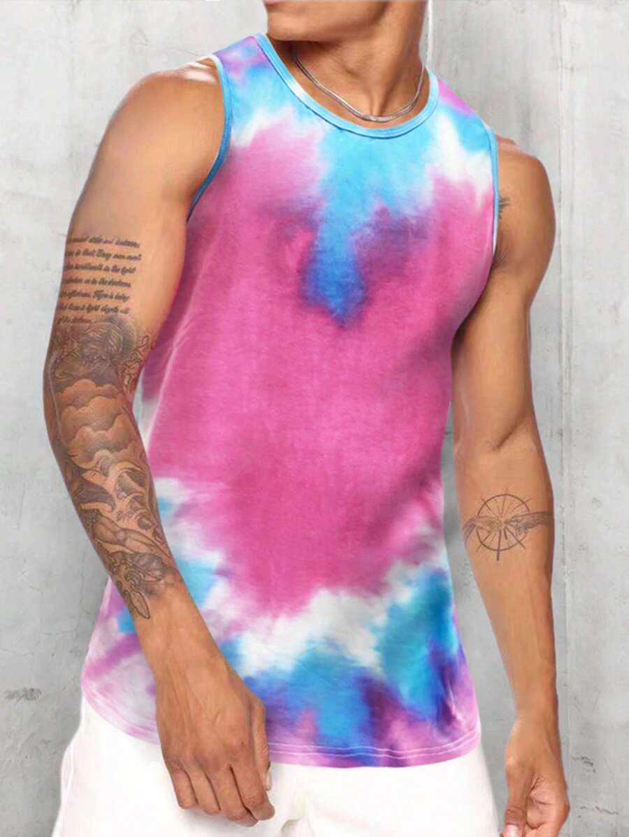 Manfinity Chillmode Áo thun & Áo lót Nam Cà vạt nhuộm Giải trí - Nhiều màu - Xem 1