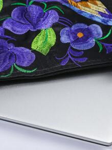 中等購物袋花卉刺繡度假 - 彩色 - 查看 6