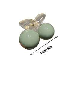 1入組女士球形設計時尚小毛爪適合日常生活