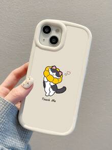 卡通貓樣式防摔手機外殼 - 彩色 - 查看 2