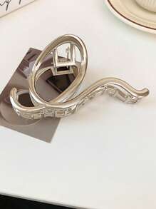 cái Vuốt tóc có cấu trúc thời trang dành cho nữ để trang trí tóc - Bạc - Xem 5