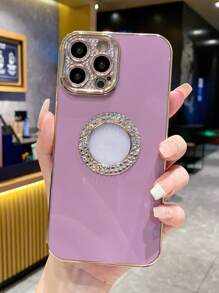 水鑽裝飾手機殼 - 紫色 - 查看 4