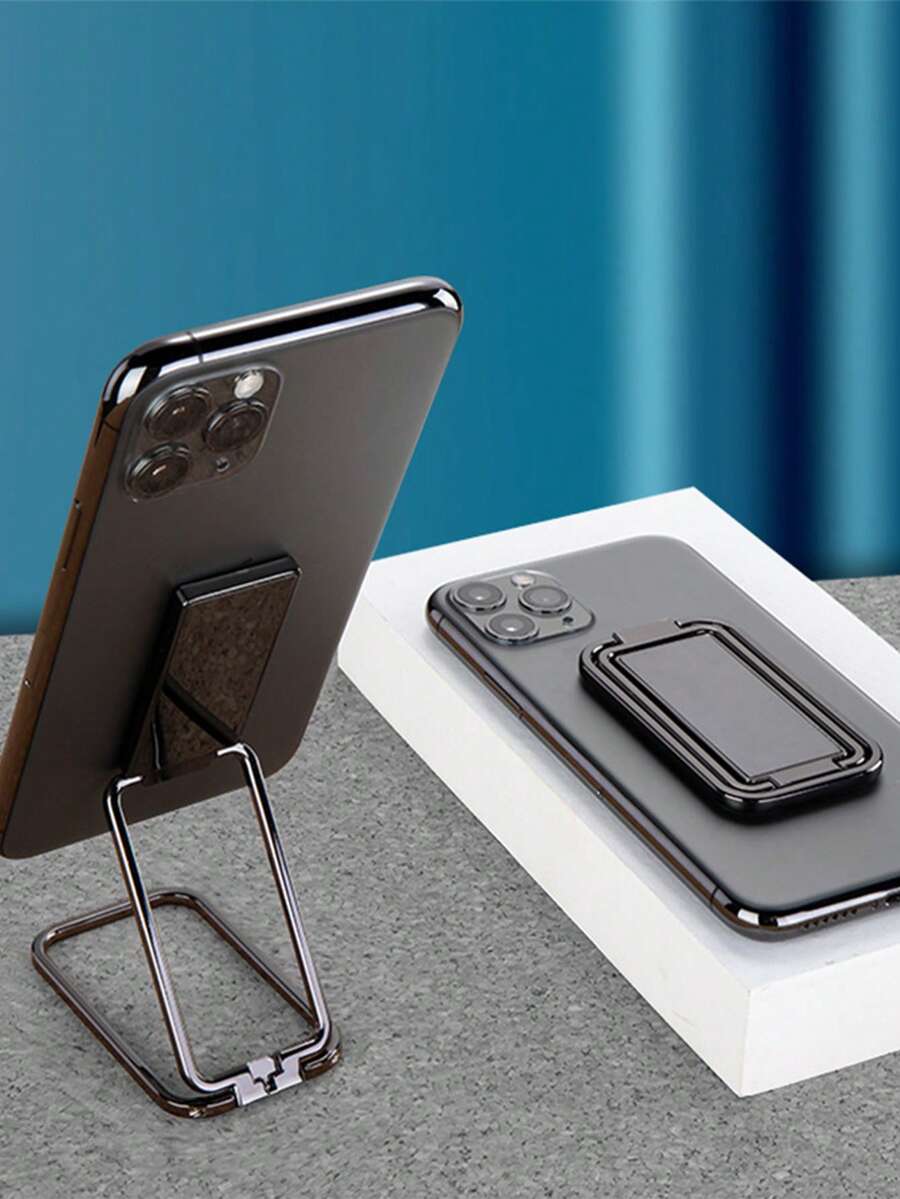 Giá đỡ vòng kim loại có thể gập lại & xoay được trên ô tô có lực hút từ tính - màu đen - Xem 1
