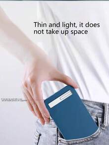 1pc Zinc Alloy Foldable Desktop Phone Holder - Silver - View 6